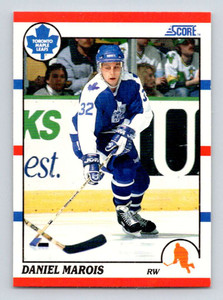 1990-91 Score #122 Daniel Marois VG  Toronto Maple Leafs 