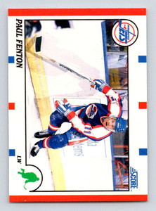 1990-91 Score #156 Paul Fenton VG  Winnipeg Jets 