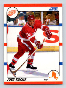 1990-91 Score #201 Joey Kocur VG  RC Rookie Detroit Red Wings 