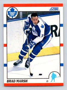 1990-91 Score #219 Brad Marsh VG  Toronto Maple Leafs 