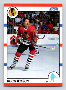 1990-91 Score #280 Doug Wilson VG  Chicago Blackhawks 