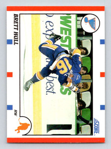 1990-91 Score #300 Brett Hull VG  St. Louis Blues 