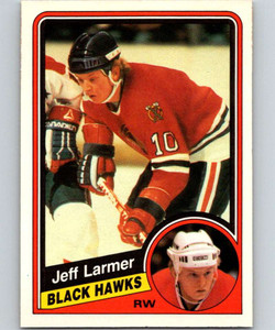 1984-85 O-Pee-Chee #36 Jeff Larmer VG  Chicago Blackhawks 