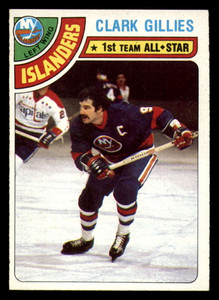 1978-79 Topps #220 Clark Gillies AS VG New York Islanders 