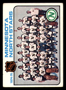 1975-76 Topps #89 Minnesota North Stars VG Minnesota North Stars 