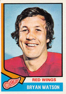 1974-75 Topps #259 Bryan Watson VG  Detroit Red Wings 