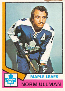 1974-75 Topps #236 Norm Ullman VG  Toronto Maple Leafs 