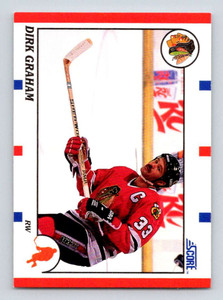 1990-91 Score #17 Dirk Graham VG  Chicago Blackhawks 