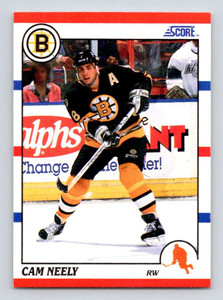 1990-91 Score #4 Cam Neely VG  Boston Bruins 