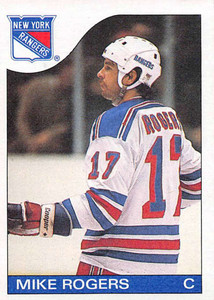 1985-86 Topps #39 Mike Rogers VG  New York Rangers 