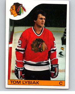 1985-86 Topps #23 Tom Lysiak VG  Chicago Blackhawks 