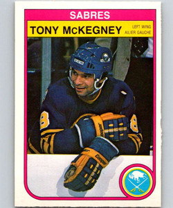 1982-83 O-Pee-Chee #29 Tony McKegney VG Buffalo Sabres 