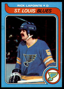 1979-80 Topps #121 Rick Lapointe VG St. Louis Blues 