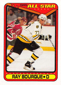 1990-91 Topps #196 Ray Bourque VG 