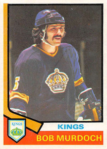 1974-75 Topps #194 Bob Murdoch VG  RC Rookie Los Angeles Kings 