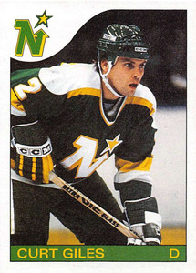 1985-86 Topps #96 Curt Giles VG  Minnesota North Stars 