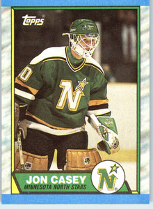 1989-90 Topps #48 Jon Casey VG RC Rookie Minnesota North Stars 