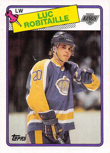 1988-89 Topps #124 Luc Robitaille VG Los Angeles Kings 