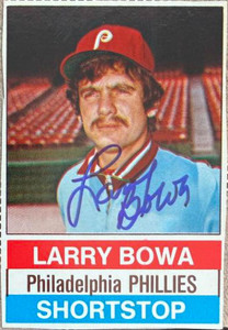 Larry Bowa Autographed 1976 Hostess #145 