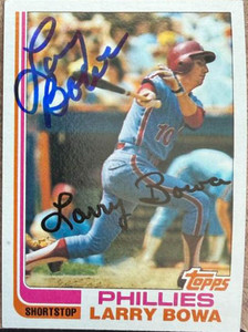 Larry Bowa Autographed 1982 Topps #515 