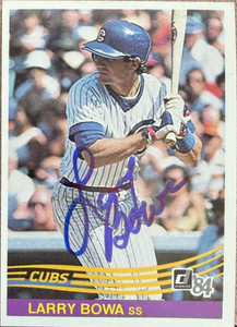 Larry Bowa Autographed 1984 Donruss #239