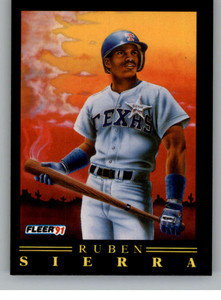 1991 Fleer Pro Visions #3 Ruben Sierra NM-MT  Texas Rangers 