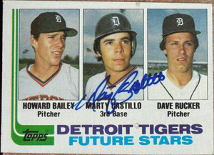 Marty Castillo Autographed 1982 Topps #261