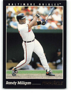 1993 Pinnacle #157 Randy Milligan VG Baltimore Orioles 