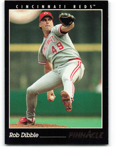 1993 Pinnacle #101 Rob Dibble VG Cincinnati Reds 