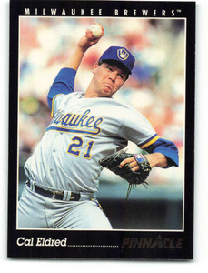 1993 Pinnacle #2 Cal Eldred VG Milwaukee Brewers 
