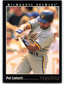 1993 Pinnacle #33 Pat Listach VG Milwaukee Brewers 