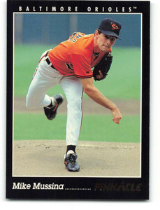 1993 Pinnacle #44 Mike Mussina VG Baltimore Orioles 