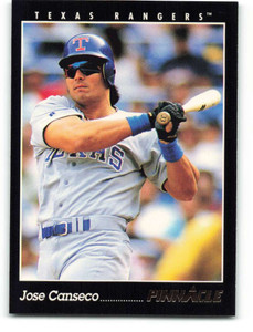 1993 Pinnacle #49 Jose Canseco VG Texas Rangers 