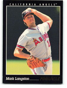 1993 Pinnacle #56 Mark Langston VG California Angels 