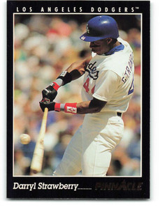 1993 Pinnacle #64 Darryl Strawberry VG Los Angeles Dodgers 