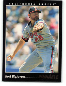 1993 Pinnacle #83 Bert Blyleven VG California Angels 