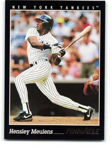 1993 Pinnacle #124 Hensley Meulens VG New York Yankees 