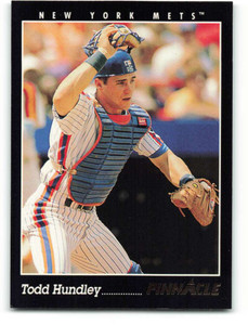 1993 Pinnacle #126 Todd Hundley VG New York Mets 