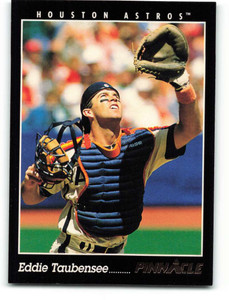 1993 Pinnacle #140 Eddie Taubensee VG Houston Astros 
