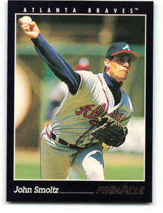 1993 Pinnacle #143 John Smoltz VG Atlanta Braves 