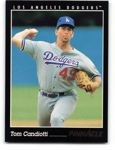 1993 Pinnacle #147 Tom Candiotti VG Los Angeles Dodgers 