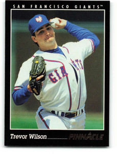 1993 Pinnacle #210 Trevor Wilson VG San Francisco Giants 