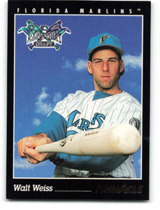 1993 Pinnacle #231 Walt Weiss VG Florida Marlins 