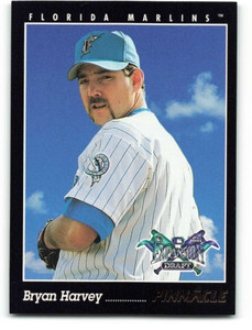 1993 Pinnacle #235 Bryan Harvey VG Florida Marlins 