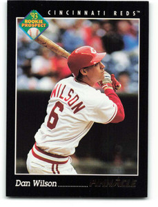 1993 Pinnacle #255 Dan Wilson VG Cincinnati Reds 