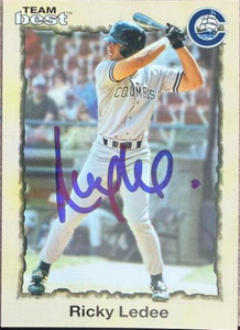 Ricky Ledee Autographed 1998 Team Best #22 