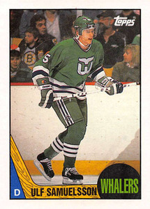 1987-88 Topps #23 Ulf Samuelsson VG  RC Rookie 