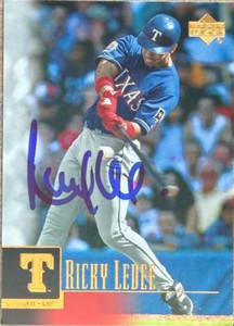 Ricky Ledee Autographed 2001 Upper Deck #97 