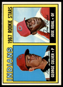 1967 Topps #499 George Culver/Jose Vidal Indians Rookies VG RC Rookie Cleveland Indians 