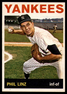 1964 Topps #344 Phil Linz VG New York Yankees 